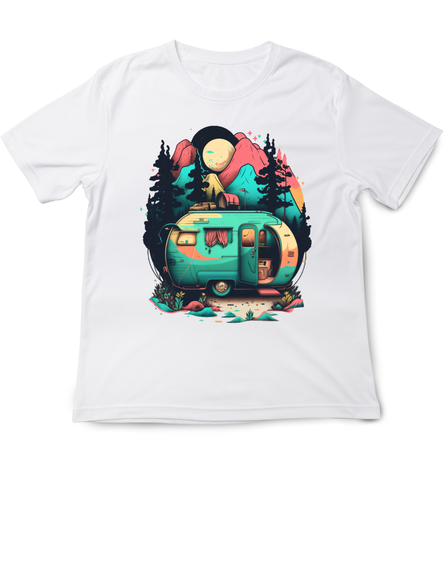 EVENING CAMPER GRAPHIC TEE