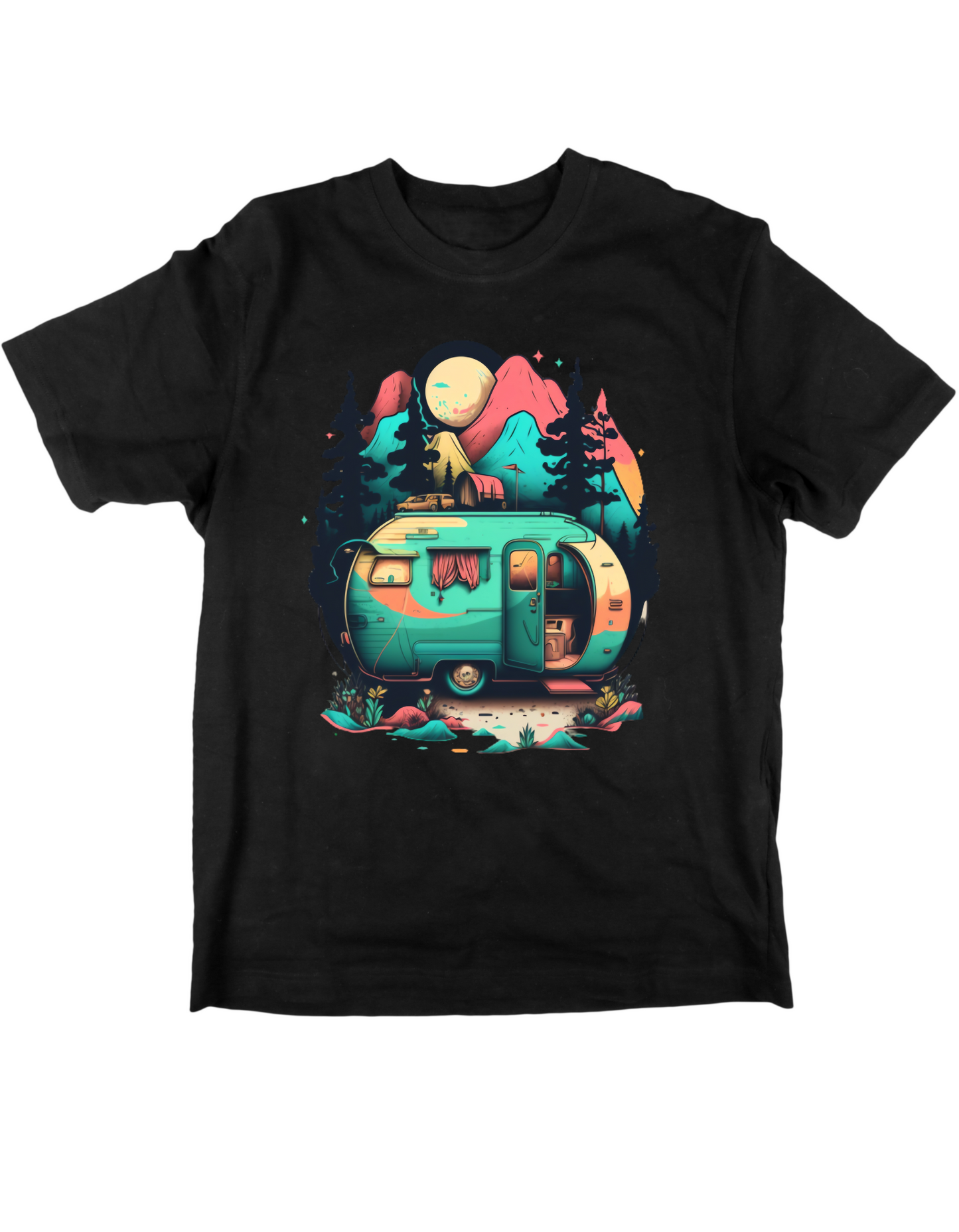 EVENING CAMPER GRAPHIC TEE