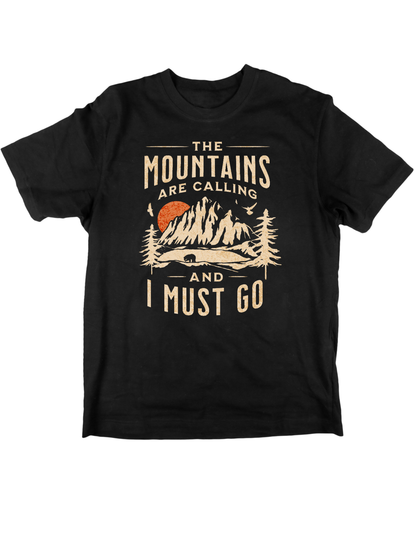 THE MOUNTAINS ARE CALLING GRAPHIC TEE